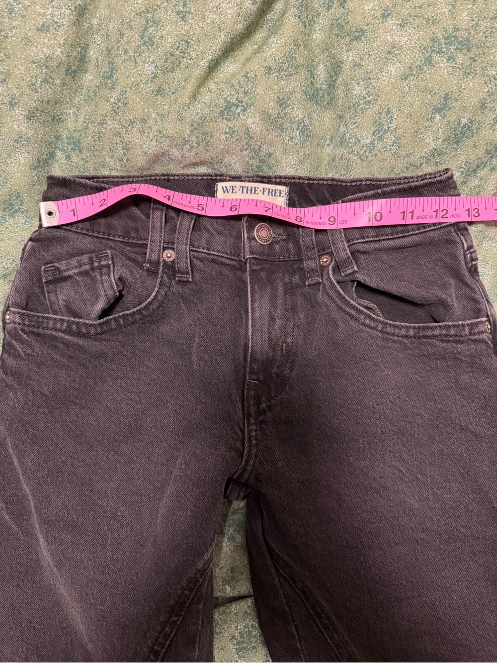 We The Free Risk Taker High Rise Straight Black Jeans - Women’s 24 - Picture 7 of 12